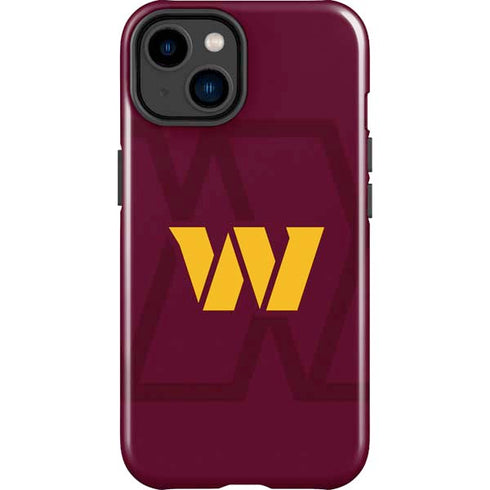NFL Washington Commanders Large Logo iPhone 15 Impact Case