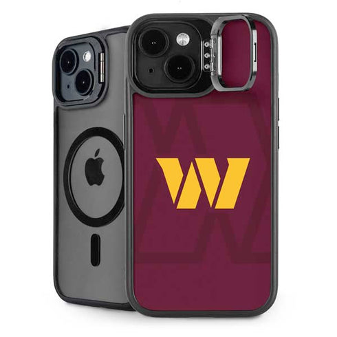 NFL Washington Commanders Large Logo iPhone 15 Plus Kickstand Case