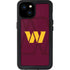NFL Washington Commanders Large Logo iPhone 15 Plus Waterproof Case