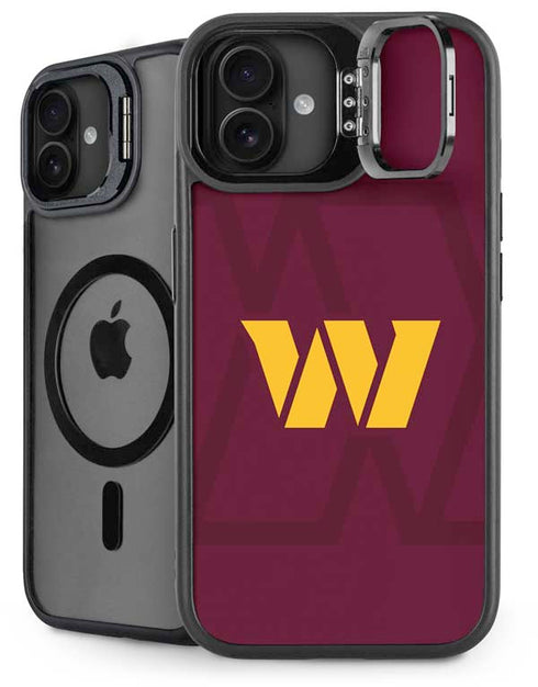 NFL Washington Commanders Large Logo iPhone 16 Kickstand Case
