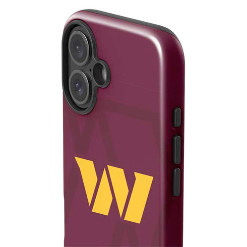 NFL Washington Commanders Large Logo iPhone 16 Plus Impact Case
