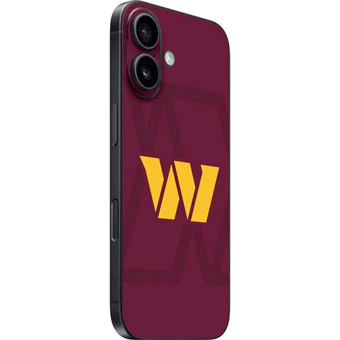 NFL Washington Commanders Large Logo iPhone 16 Plus Skin