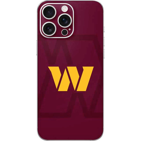 NFL Washington Commanders Large Logo iPhone 16 Pro Max Skin