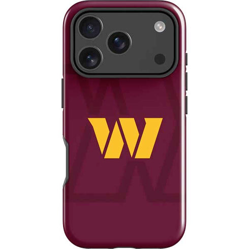 NFL Washington Commanders Large Logo iPhone 18 Pro Max Impact Case