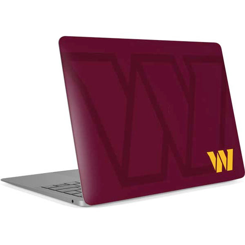NFL Washington Commanders Large Logo Apple MacBook Air Skin