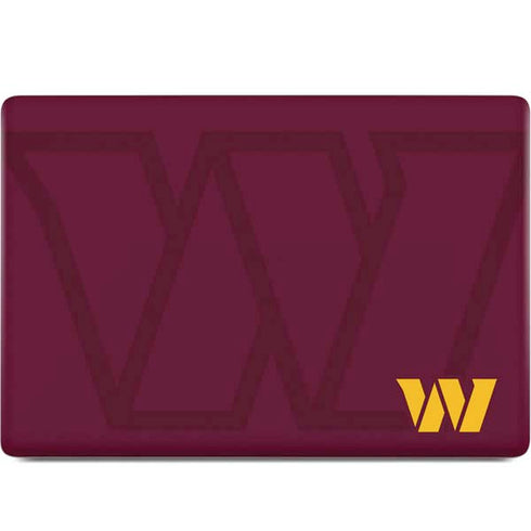 NFL Washington Commanders Large Logo MacBook Skins