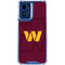 NFL Washington Commanders Large Logo Moto G 5G (2024) Clear Case