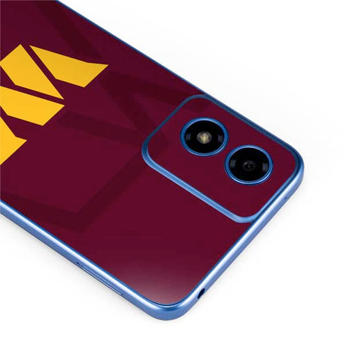 NFL Washington Commanders Large Logo Moto G Play 4G (2024) Skin