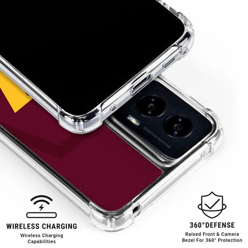 NFL Washington Commanders Large Logo Moto G Power 5G (2024) Clear Case