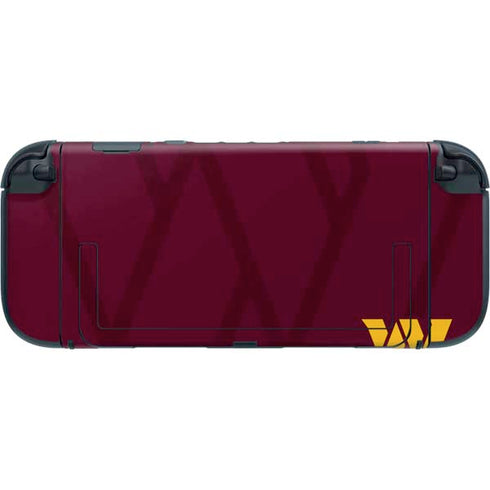 NFL Washington Commanders Large Logo Nintendo Switch 2 (2025) with Joy-Con Skin