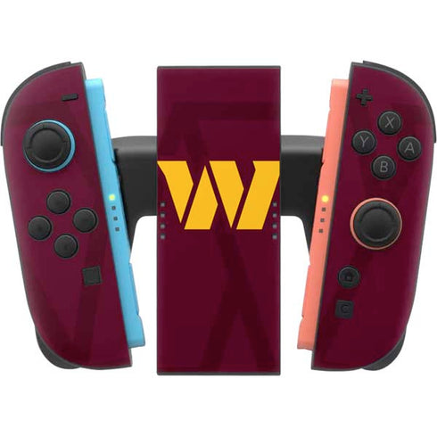 NFL Washington Commanders Large Logo Nintendo Switch 2 (2025) Joy-Con Controller Skin