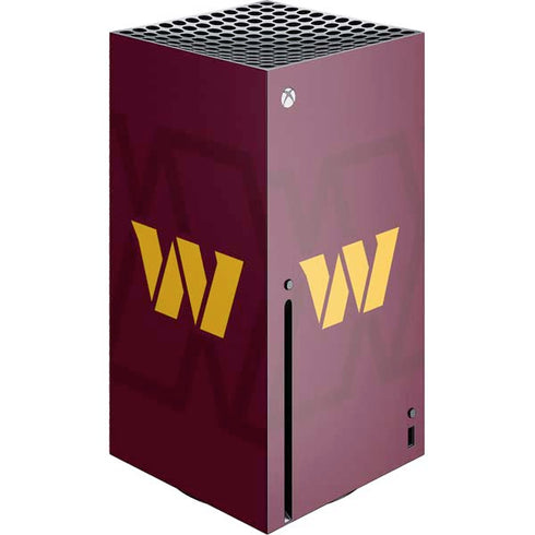 NFL Washington Commanders Large Logo Xbox Series X Skins