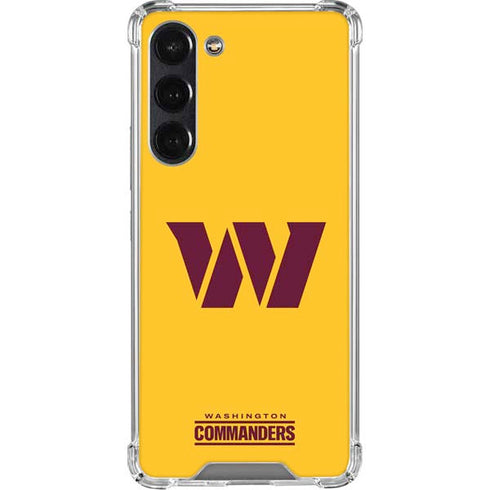 NFL Washington Commanders Logo Galaxy S24 FE Clear Case
