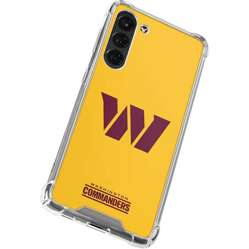 NFL Washington Commanders Logo Galaxy S24 FE Clear Case