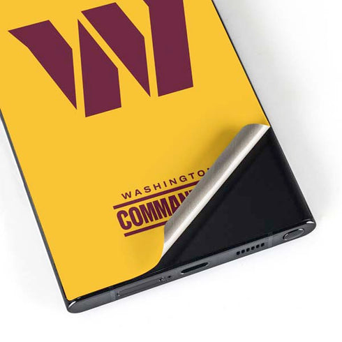 NFL Washington Commanders Logo Galaxy S25 Ultra Skin