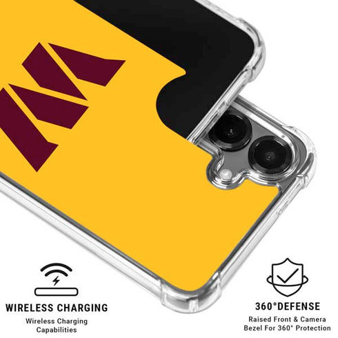 NFL Washington Commanders Logo Galaxy S26 Clear Case