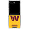 NFL Washington Commanders Logo Galaxy Z Flip6 Clear Case