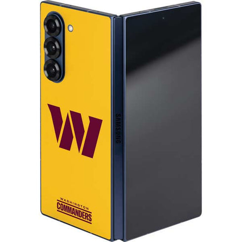 NFL Washington Commanders Logo Galaxy Z Fold6 Skin