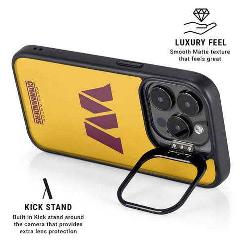 NFL Washington Commanders Logo iPhone 14 Pro Kickstand Case