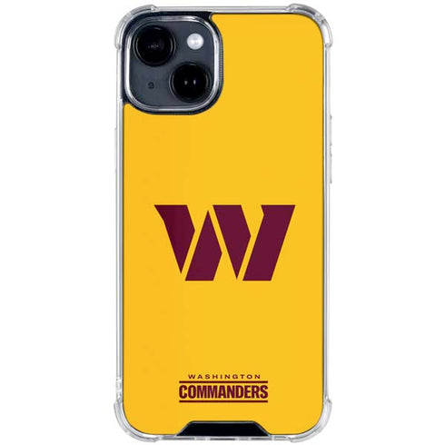NFL Washington Commanders Logo iPhone 15 Clear Case