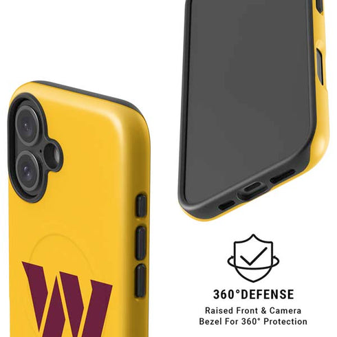 NFL Washington Commanders Logo iPhone 16 Magsafe Impact Case