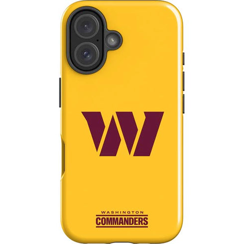 NFL Washington Commanders Logo iPhone 16 Plus Impact Case