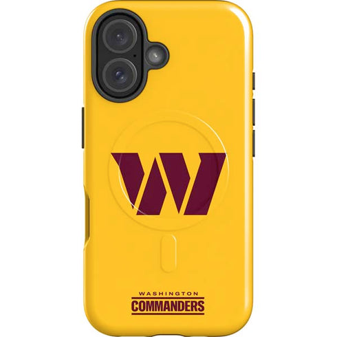 NFL Washington Commanders Logo iPhone 16 Plus Magsafe Impact Case