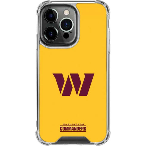 NFL Washington Commanders Logo iPhone 16 Pro Clear Case