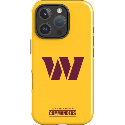 NFL Washington Commanders Logo iPhone 16 Pro Impact Case