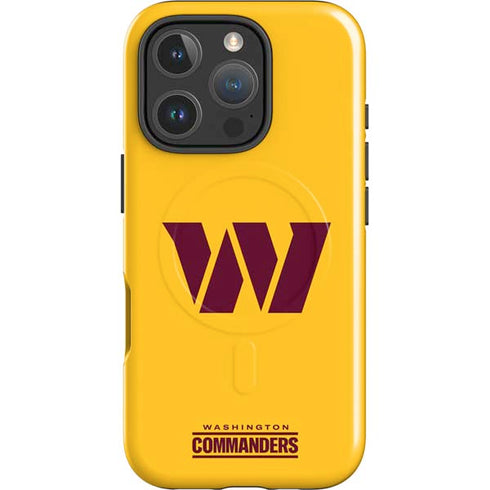 NFL Washington Commanders Logo iPhone 16 Pro Magsafe Impact Case