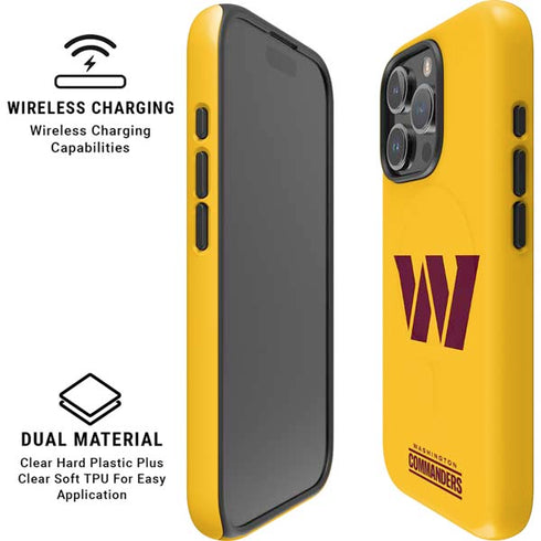 NFL Washington Commanders Logo iPhone 16 Pro Magsafe Impact Case
