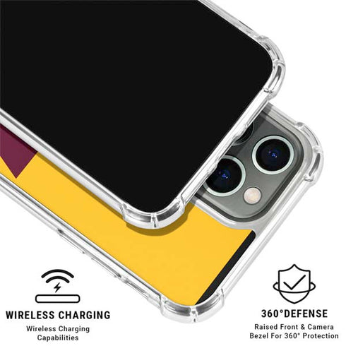 NFL Washington Commanders Logo iPhone 16 Pro Max Clear Case