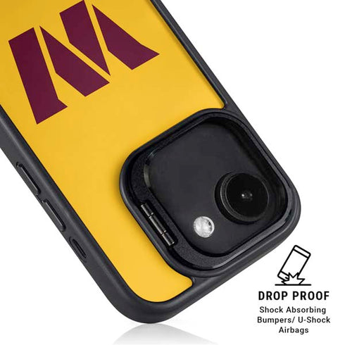 NFL Washington Commanders Logo iPhone 16e Kickstand Case