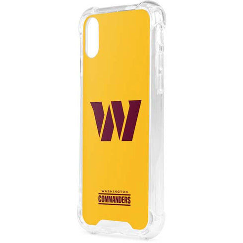 NFL Washington Commanders Logo iPhone XS Clear Case