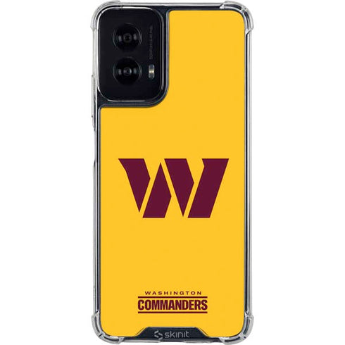 NFL Washington Commanders Logo Moto G Power 5G (2024) Clear Case