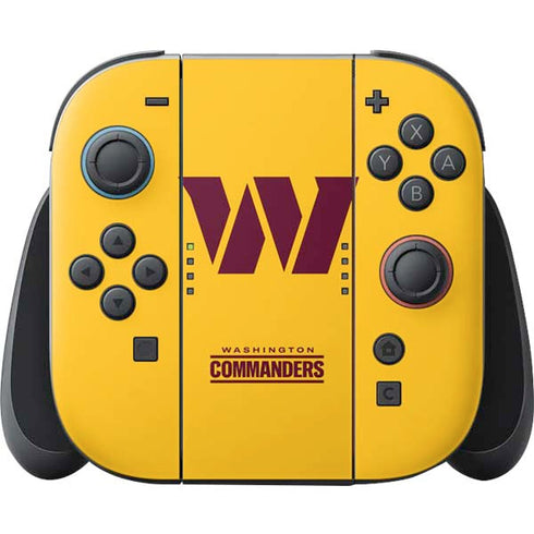 NFL Washington Commanders Logo Nintendo Switch 2 (2025) Joy-Con Controller Skin