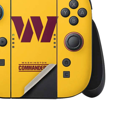 NFL Washington Commanders Logo Nintendo Switch 2 (2025) Joy-Con Controller Skin