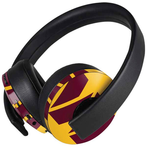 NFL Washington Commanders Logo PlayStation 4 Gold Wireless Headset Skin