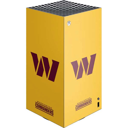 NFL Washington Commanders Logo Xbox Series X Skins