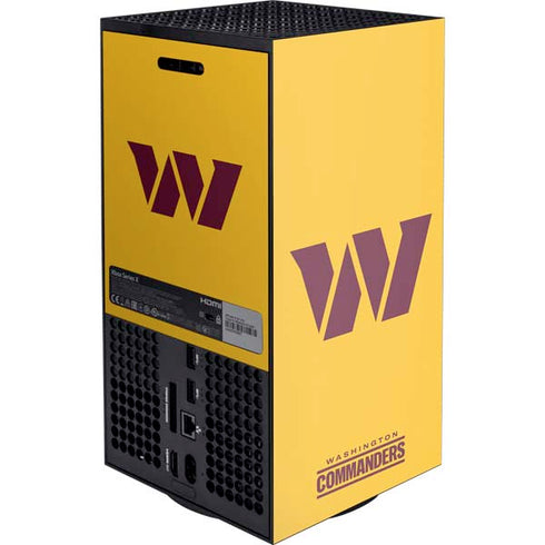 NFL Washington Commanders Logo XBox Series X Digital Edition Console Skin
