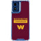 NFL Washington Commanders Moto G 5G (2024) Clear Case