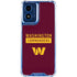 NFL Washington Commanders Moto G 5G (2024) Clear Case