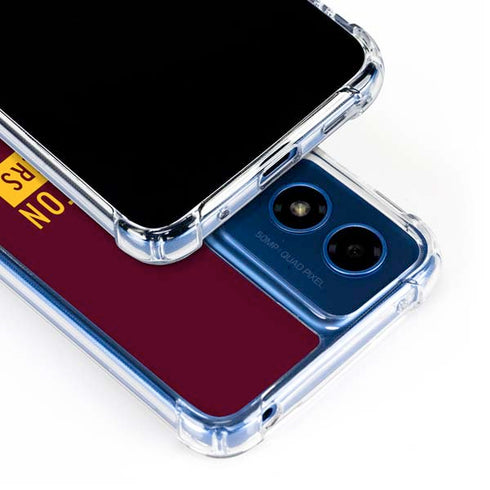 NFL Washington Commanders Moto G 5G (2024) Clear Case