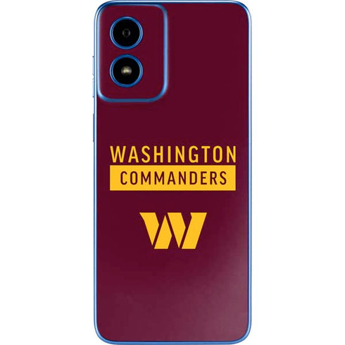 NFL Washington Commanders Moto G Play 4G (2024) Skin