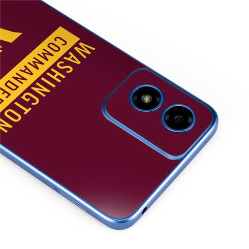 NFL Washington Commanders Moto G Play 4G (2024) Skin