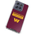 NFL Washington Commanders Moto G Stylus 5G (2025) Clear Case