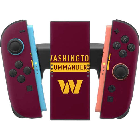 NFL Washington Commanders Nintendo Switch 2 (2025) Joy-Con Controller Skin