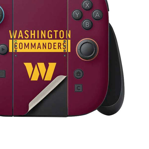 NFL Washington Commanders Nintendo Switch 2 (2025) Joy-Con Controller Skin