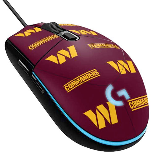 NFL Washington Commanders Blitz Series G203 Prodigy RGB Wired Gaming Mouse Skin