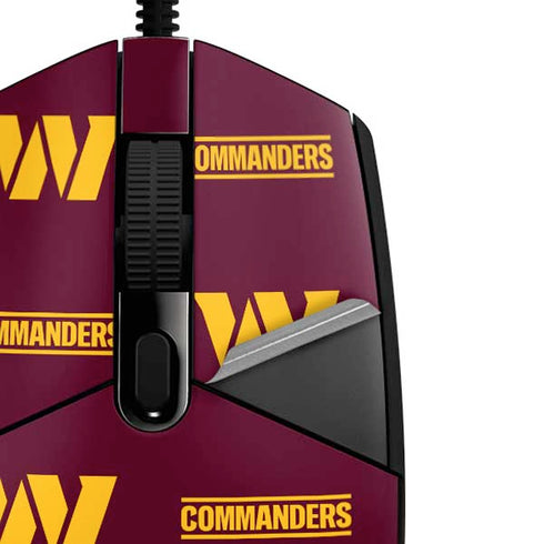 NFL Washington Commanders Blitz Series G203 Prodigy RGB Wired Gaming Mouse Skin